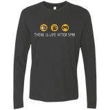 T-Shirts Heavy Metal / Small There Is Life After 5PM Men's Premium Long Sleeve