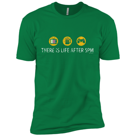 T-Shirts Kelly Green / X-Small There Is Life After 5PM Men's Premium T-Shirt