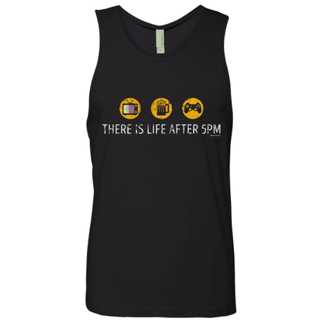 T-Shirts Black / Small There Is Life After 5PM Men's Premium Tank Top