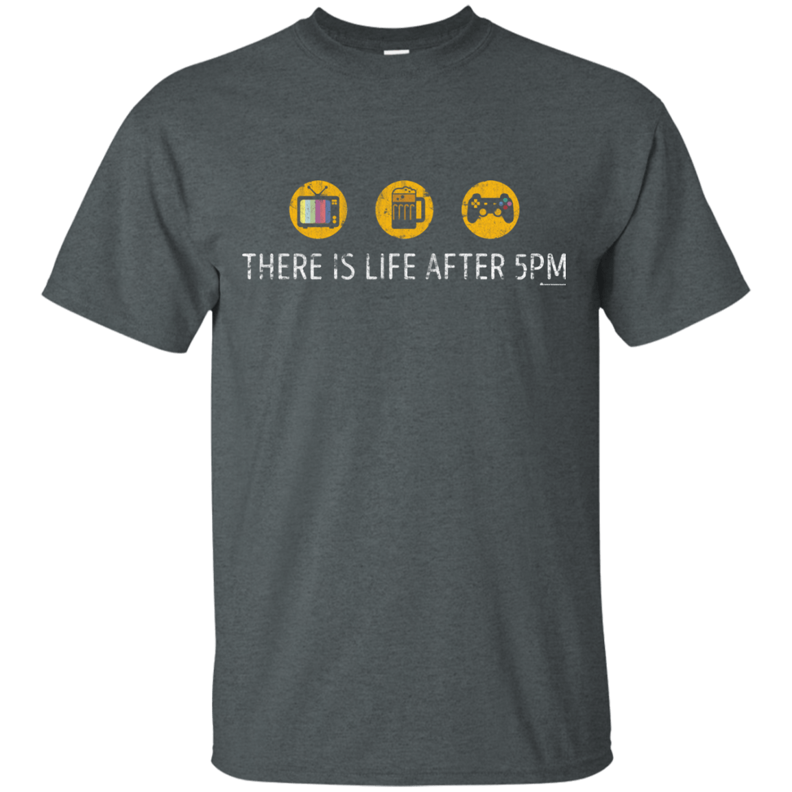 T-Shirts Dark Heather / Small There Is Life After 5PM T-Shirt
