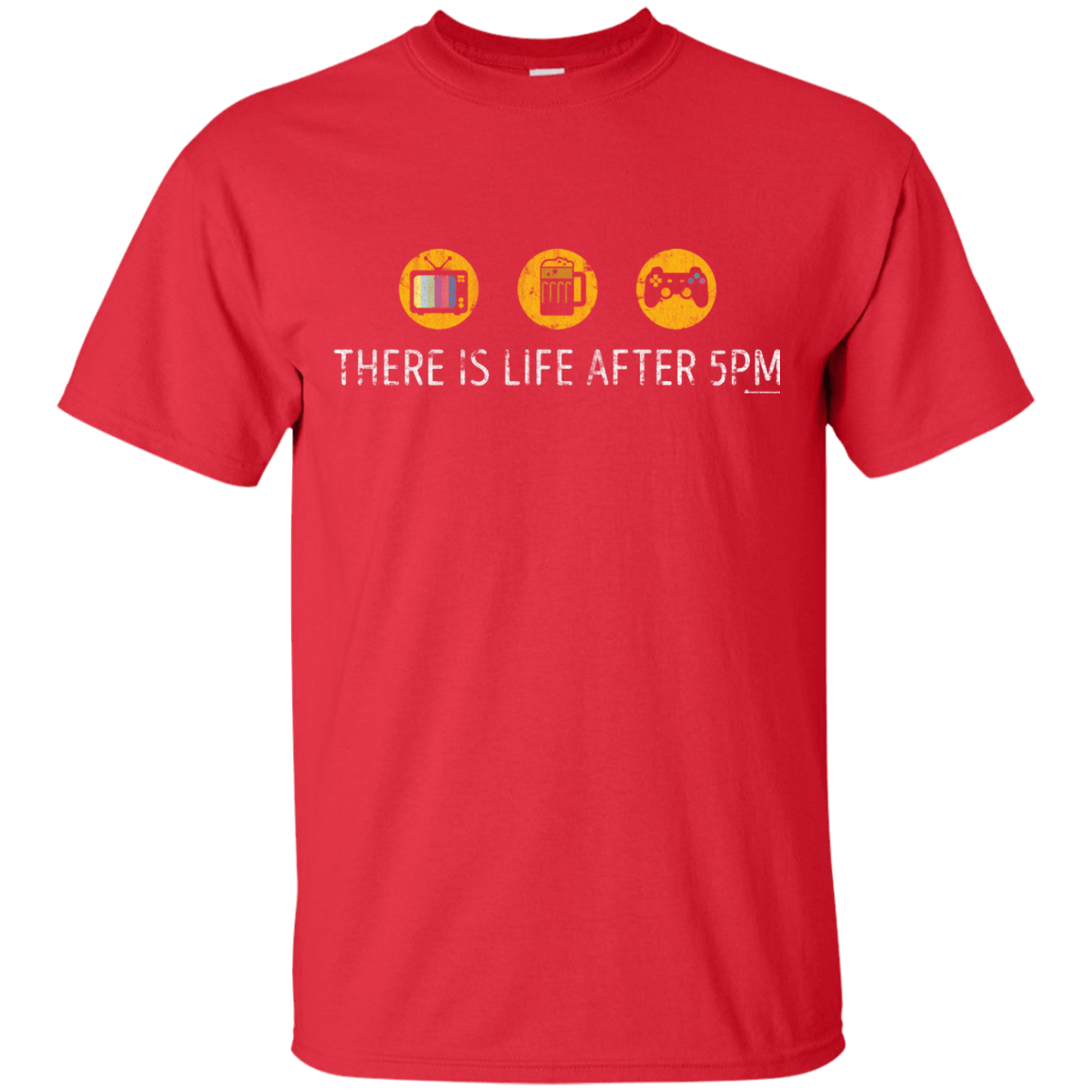 T-Shirts Red / Small There Is Life After 5PM T-Shirt