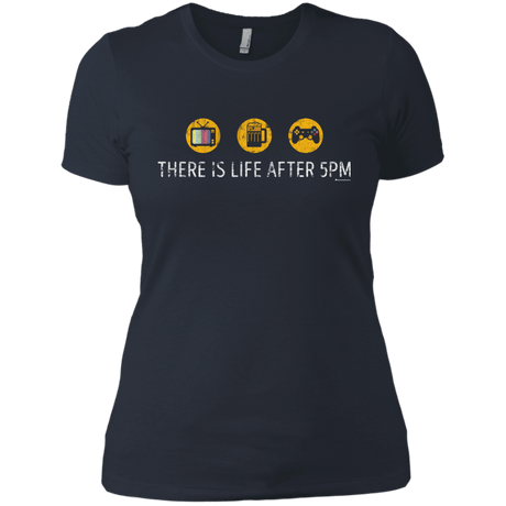 T-Shirts Indigo / X-Small There Is Life After 5PM Women's Premium T-Shirt