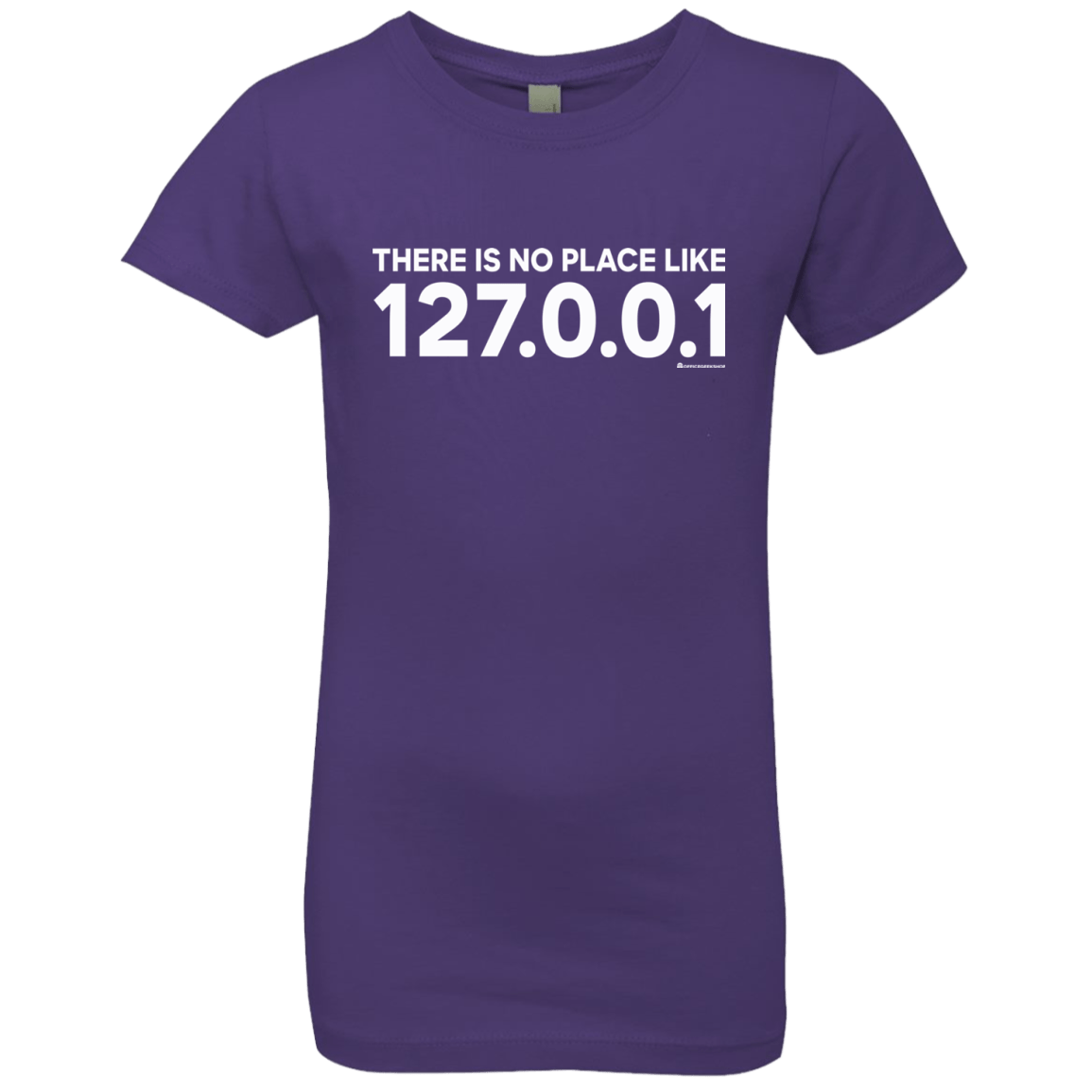 T-Shirts Purple Rush / YXS There Is No Place Like 127.0.0.1 Girls Premium T-Shirt