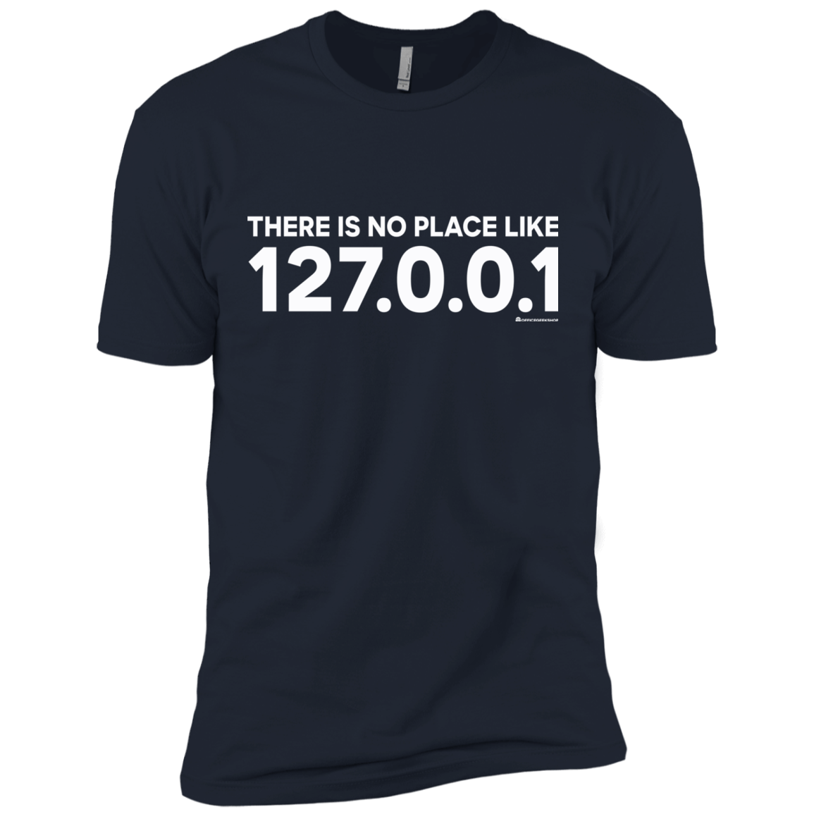 T-Shirts Midnight Navy / X-Small There Is No Place Like 127.0.0.1 Men's Premium T-Shirt