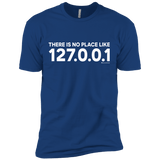 T-Shirts Royal / X-Small There Is No Place Like 127.0.0.1 Men's Premium T-Shirt