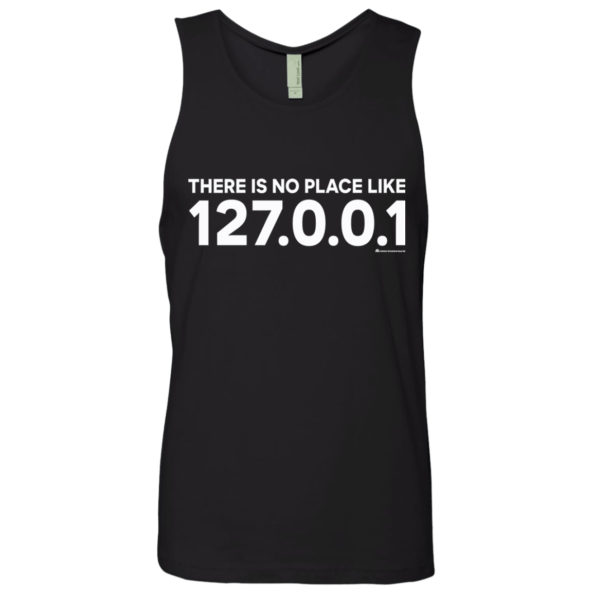 T-Shirts Black / Small There Is No Place Like 127.0.0.1 Men's Premium Tank Top