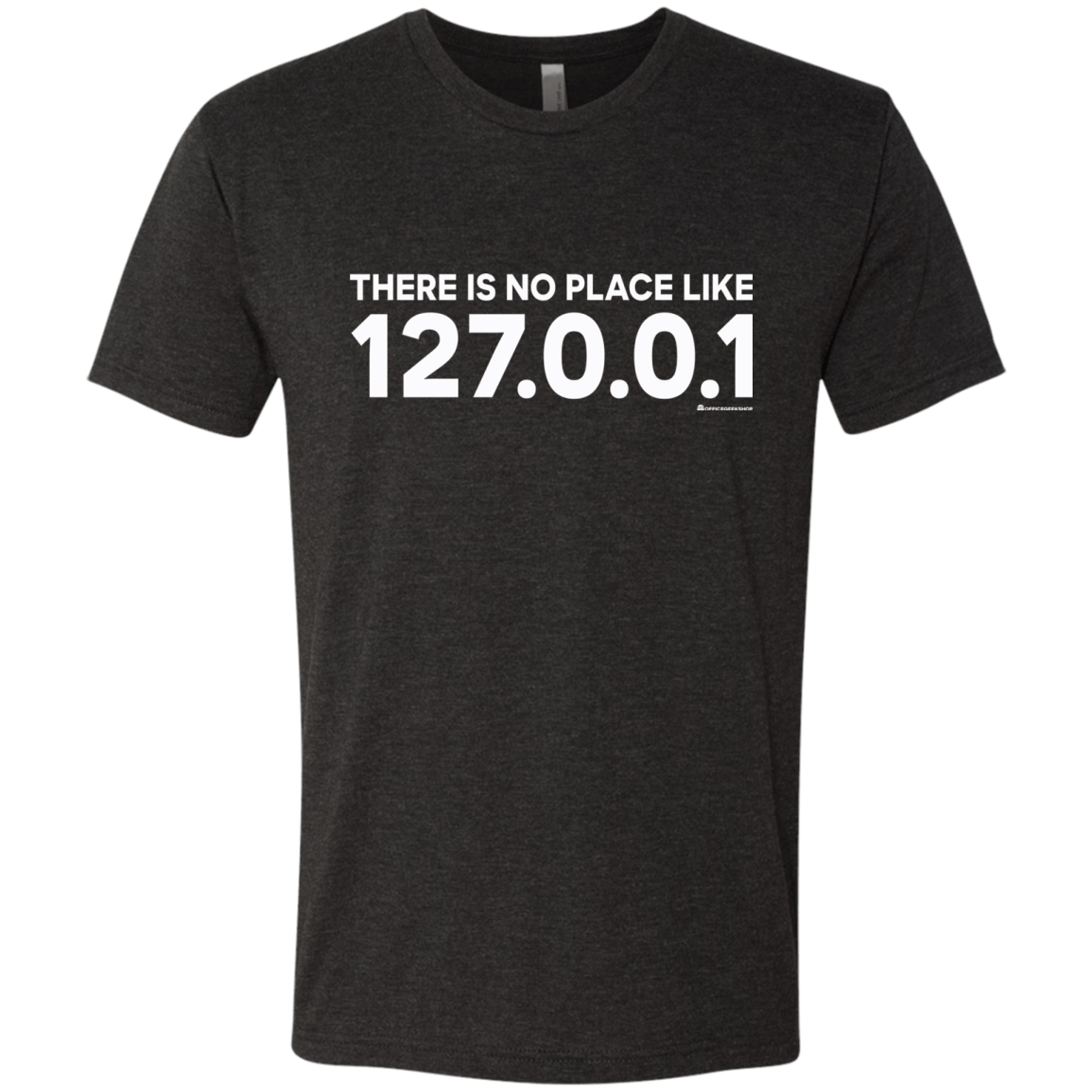 T-Shirts Vintage Black / Small There Is No Place Like 127.0.0.1 Men's Triblend T-Shirt