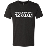 T-Shirts Vintage Black / Small There Is No Place Like 127.0.0.1 Men's Triblend T-Shirt