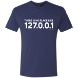 T-Shirts Vintage Navy / Small There Is No Place Like 127.0.0.1 Men's Triblend T-Shirt