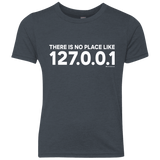 T-Shirts Vintage Navy / YXS There Is No Place Like 127.0.0.1 Youth Triblend T-Shirt