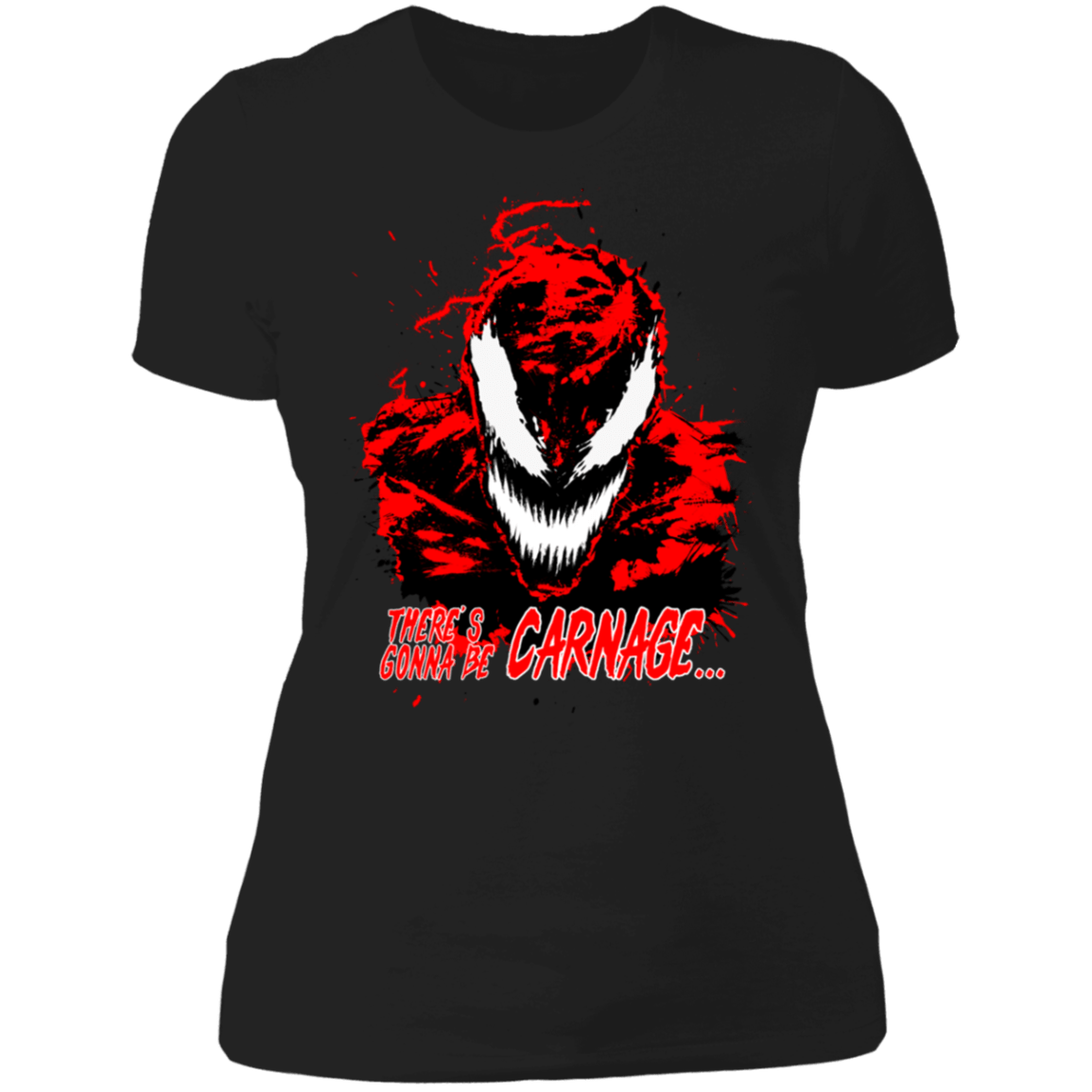 T-Shirts Black / X-Small There's Gonna Be Carnage Women's Premium T-Shirt