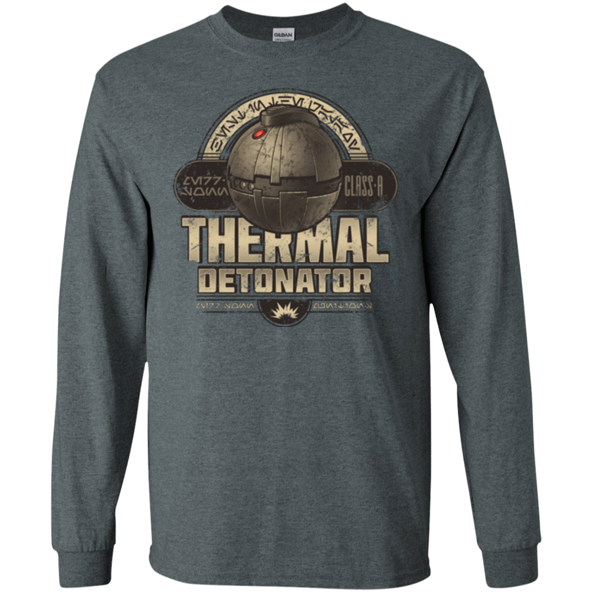 T-Shirts Dark Heather / S Therma Detonator Men's Long Sleeve T-Shirt