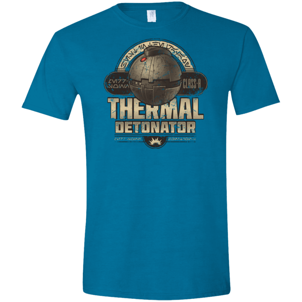 T-Shirts Antique Sapphire / S Therma Detonator Men's Semi-Fitted Softstyle