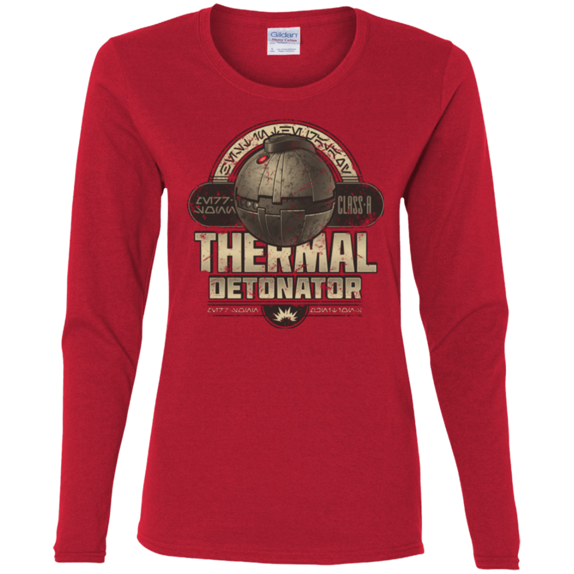 T-Shirts Red / S Therma Detonator Women's Long Sleeve T-Shirt