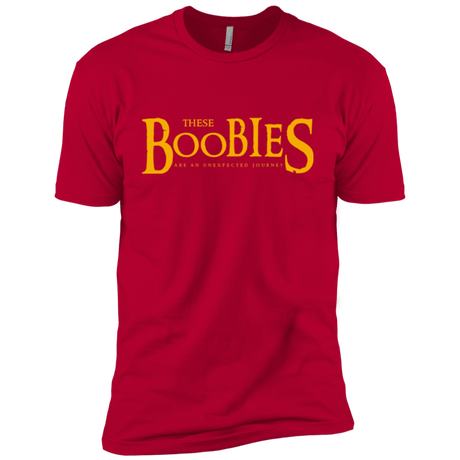 T-Shirts Red / YXS These boobies Boys Premium T-Shirt