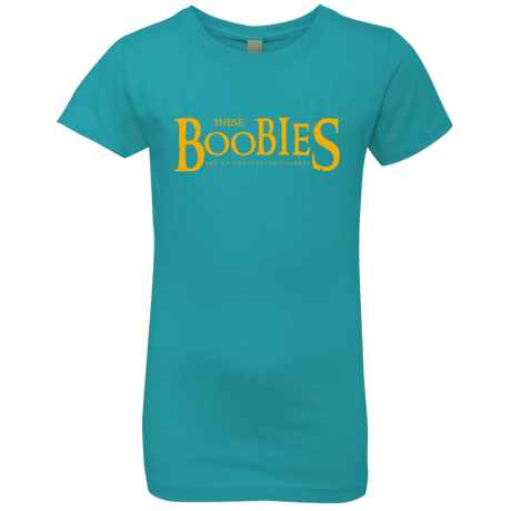 T-Shirts Tahiti Blue / YXS These boobies Girls Premium T-Shirt