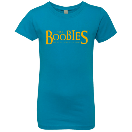 T-Shirts Turquoise / YXS These boobies Girls Premium T-Shirt