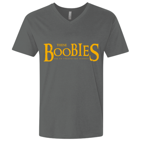 T-Shirts Heavy Metal / X-Small These boobies Men's Premium V-Neck