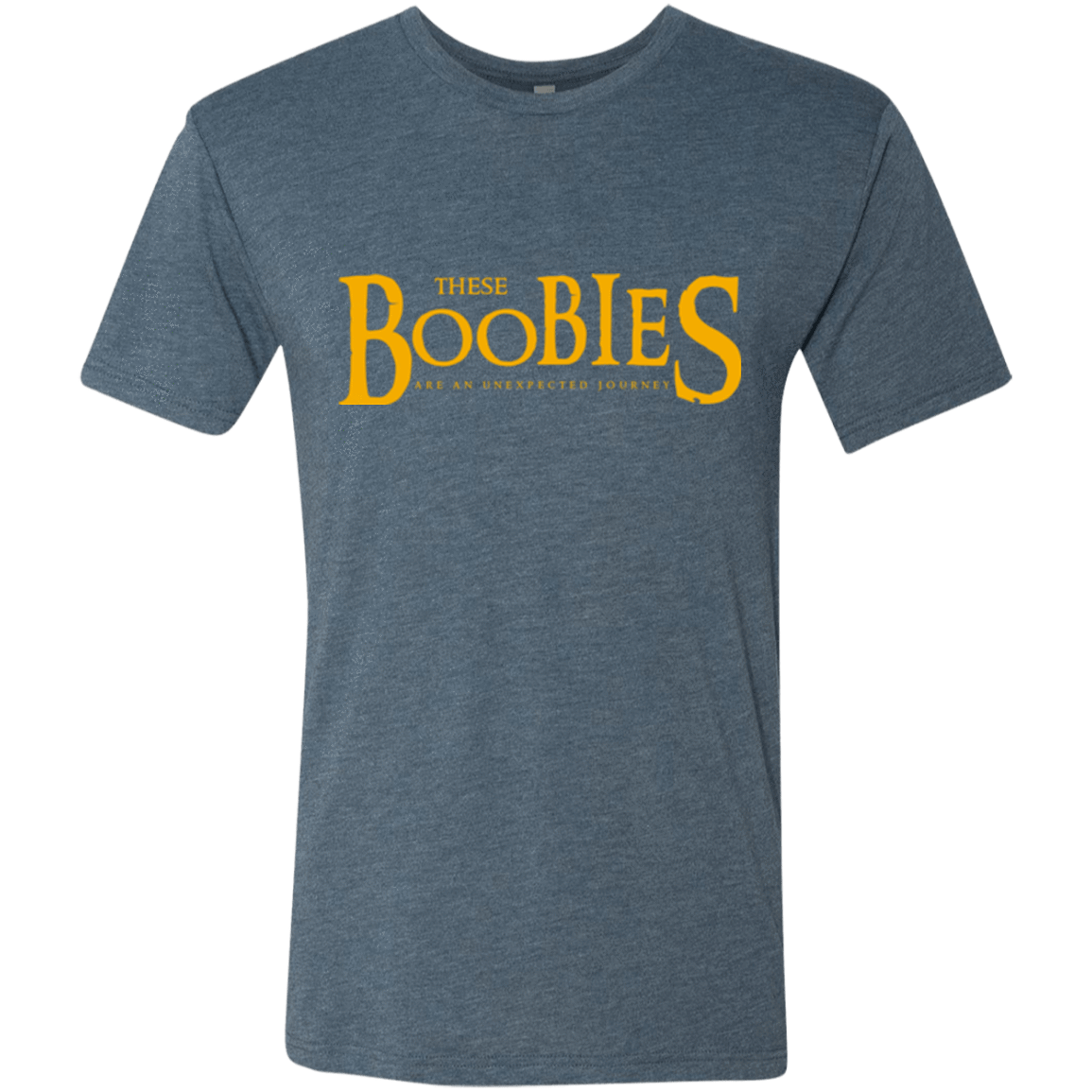 T-Shirts Indigo / Small These boobies Men's Triblend T-Shirt