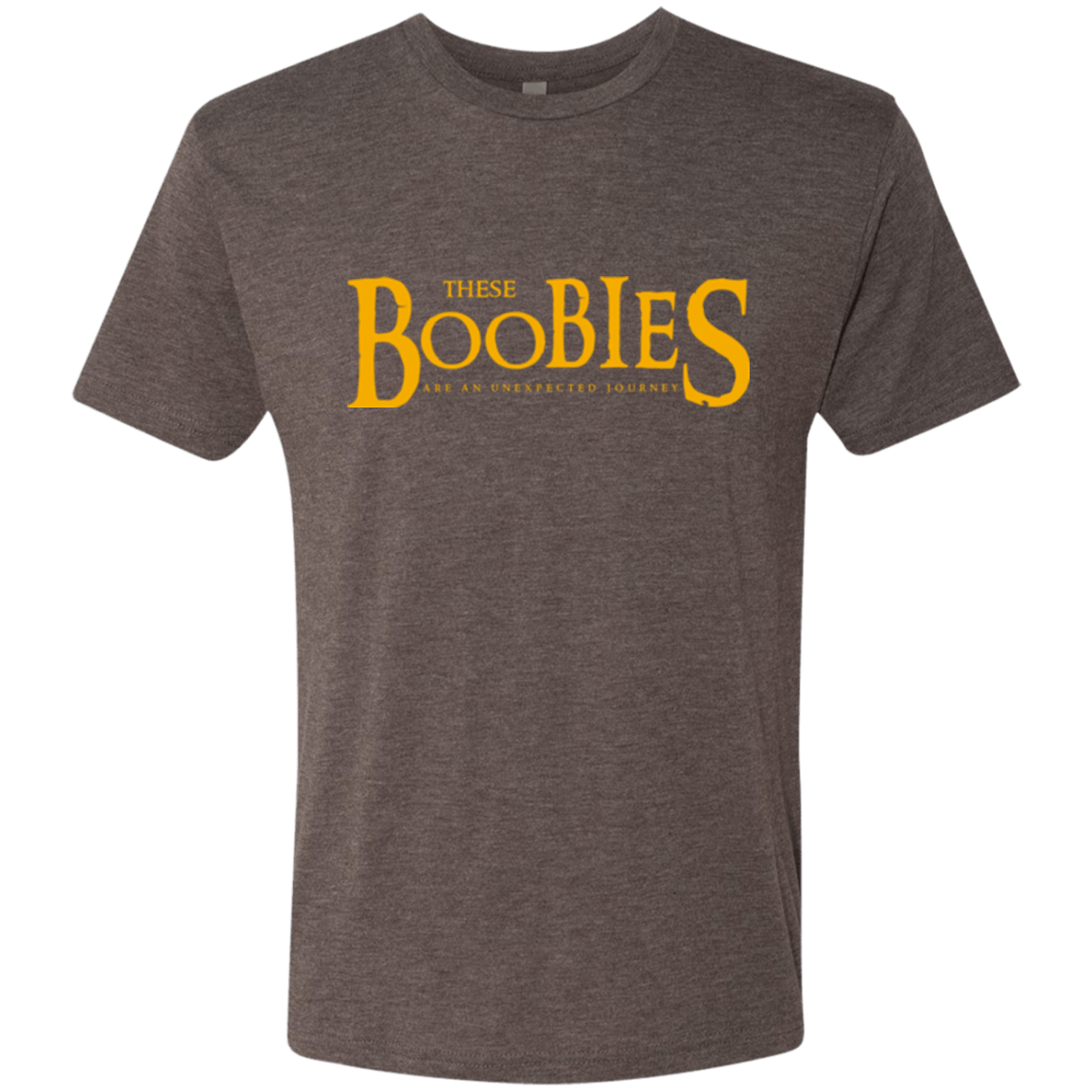 T-Shirts Macchiato / Small These boobies Men's Triblend T-Shirt