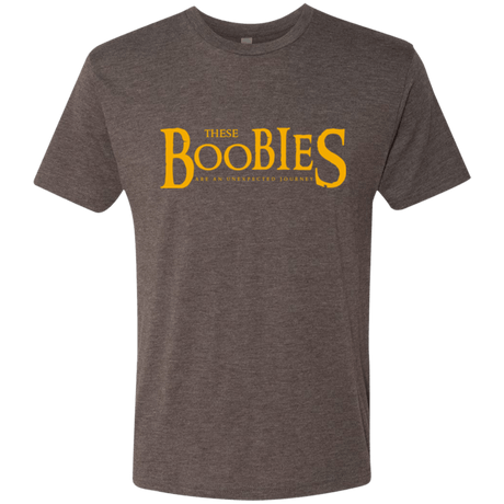 T-Shirts Macchiato / Small These boobies Men's Triblend T-Shirt