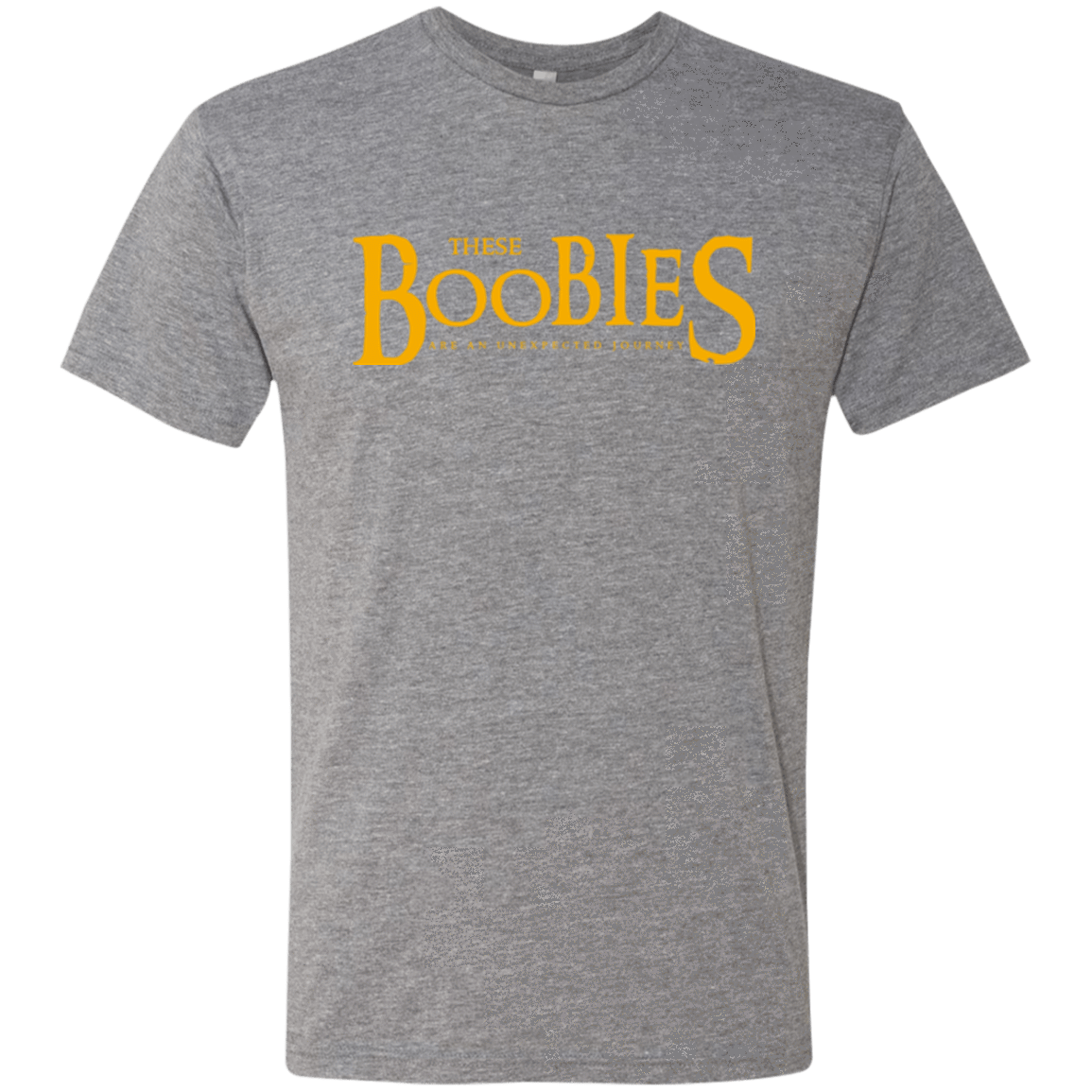 T-Shirts Premium Heather / Small These boobies Men's Triblend T-Shirt