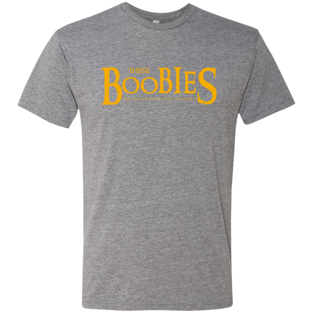 T-Shirts Premium Heather / Small These boobies Men's Triblend T-Shirt