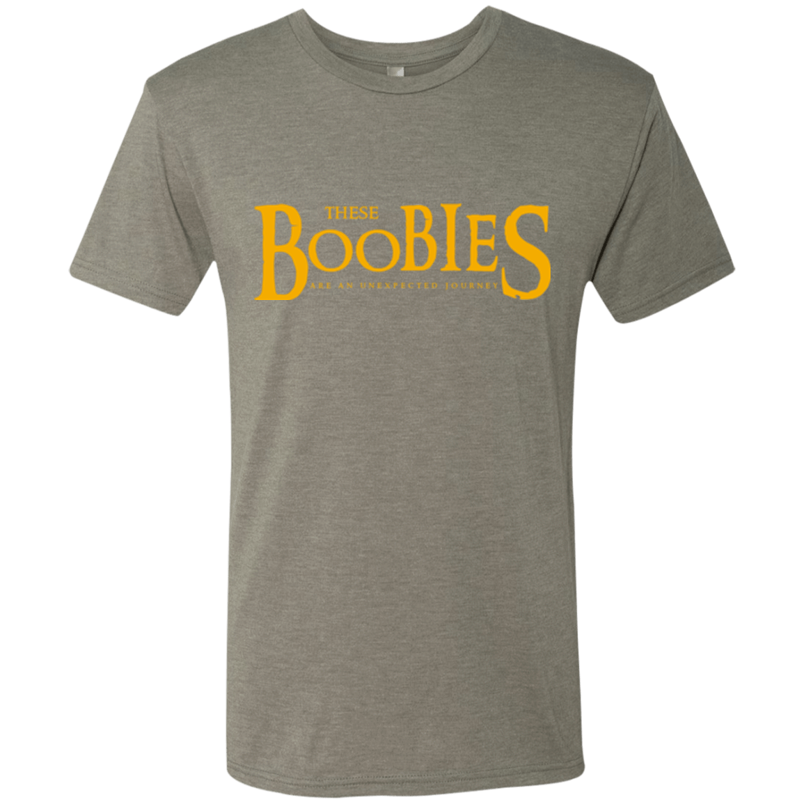 T-Shirts Venetian Grey / Small These boobies Men's Triblend T-Shirt