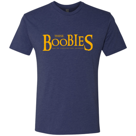 T-Shirts Vintage Navy / Small These boobies Men's Triblend T-Shirt