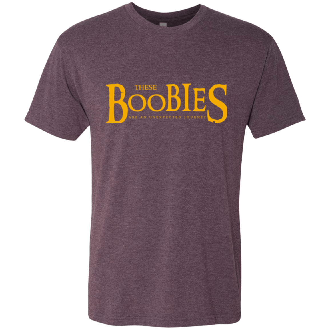 T-Shirts Vintage Purple / Small These boobies Men's Triblend T-Shirt