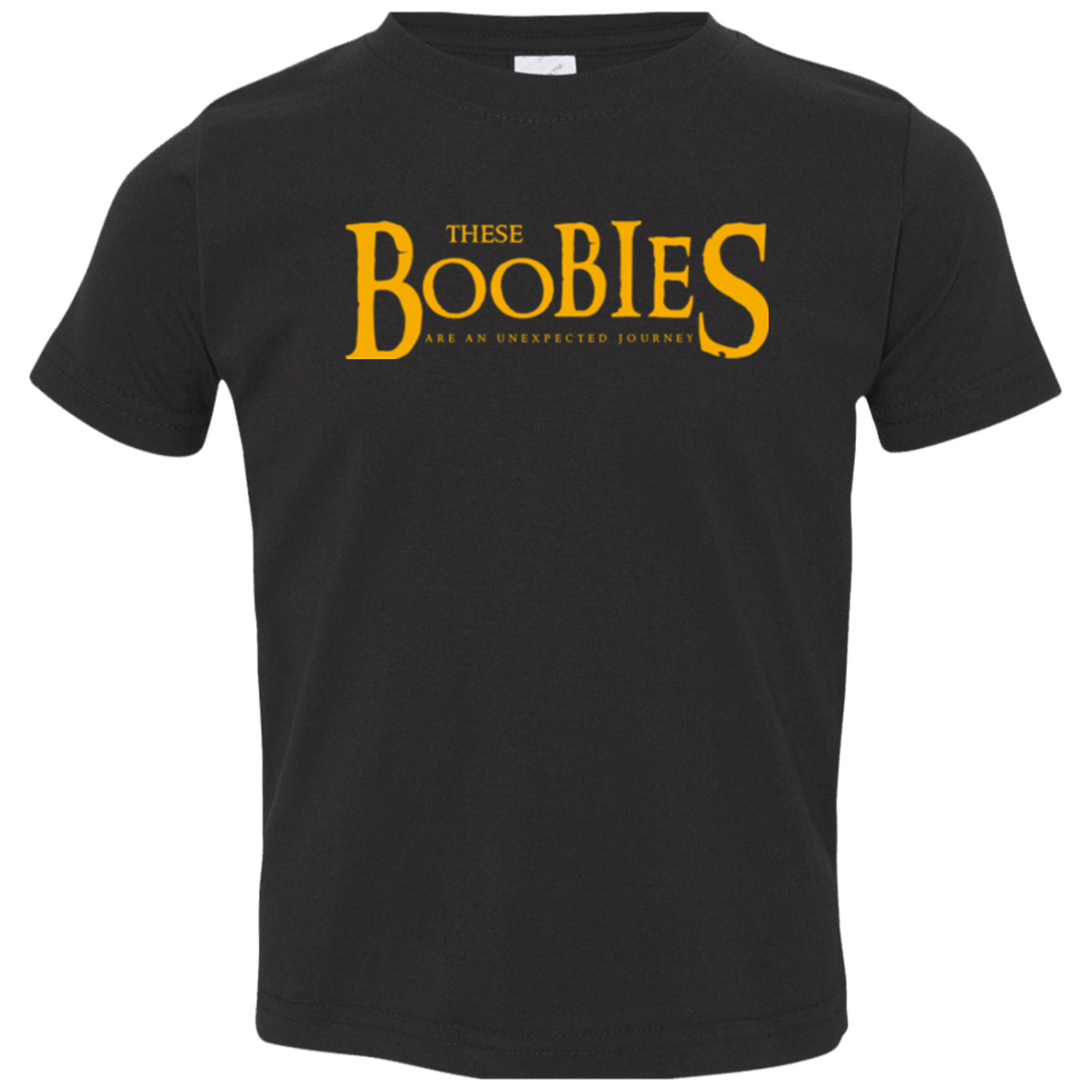 T-Shirts Black / 2T These boobies Toddler Premium T-Shirt