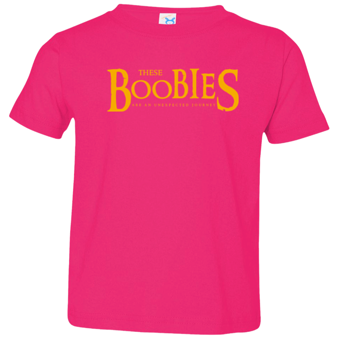 T-Shirts Hot Pink / 2T These boobies Toddler Premium T-Shirt