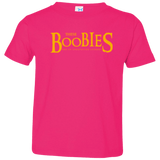 T-Shirts Hot Pink / 2T These boobies Toddler Premium T-Shirt