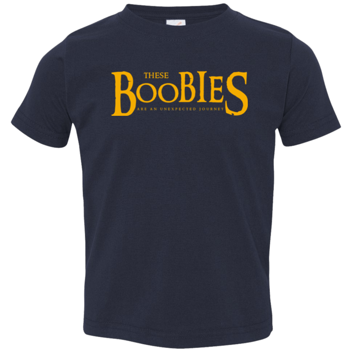 T-Shirts Navy / 2T These boobies Toddler Premium T-Shirt