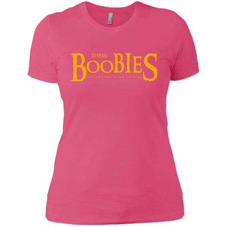 T-Shirts Hot Pink / X-Small These boobies Women's Premium T-Shirt
