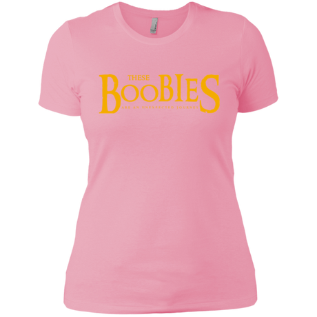 T-Shirts Light Pink / X-Small These boobies Women's Premium T-Shirt