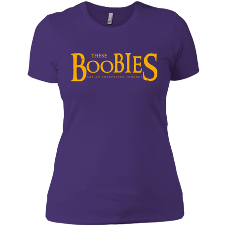 T-Shirts Purple / X-Small These boobies Women's Premium T-Shirt