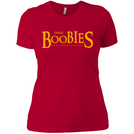 T-Shirts Red / X-Small These boobies Women's Premium T-Shirt