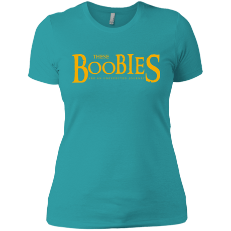 T-Shirts Tahiti Blue / X-Small These boobies Women's Premium T-Shirt
