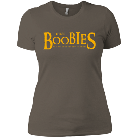 T-Shirts Warm Grey / X-Small These boobies Women's Premium T-Shirt