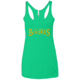 T-Shirts Envy / X-Small These boobies Women's Triblend Racerback Tank