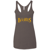 T-Shirts Macchiato / X-Small These boobies Women's Triblend Racerback Tank