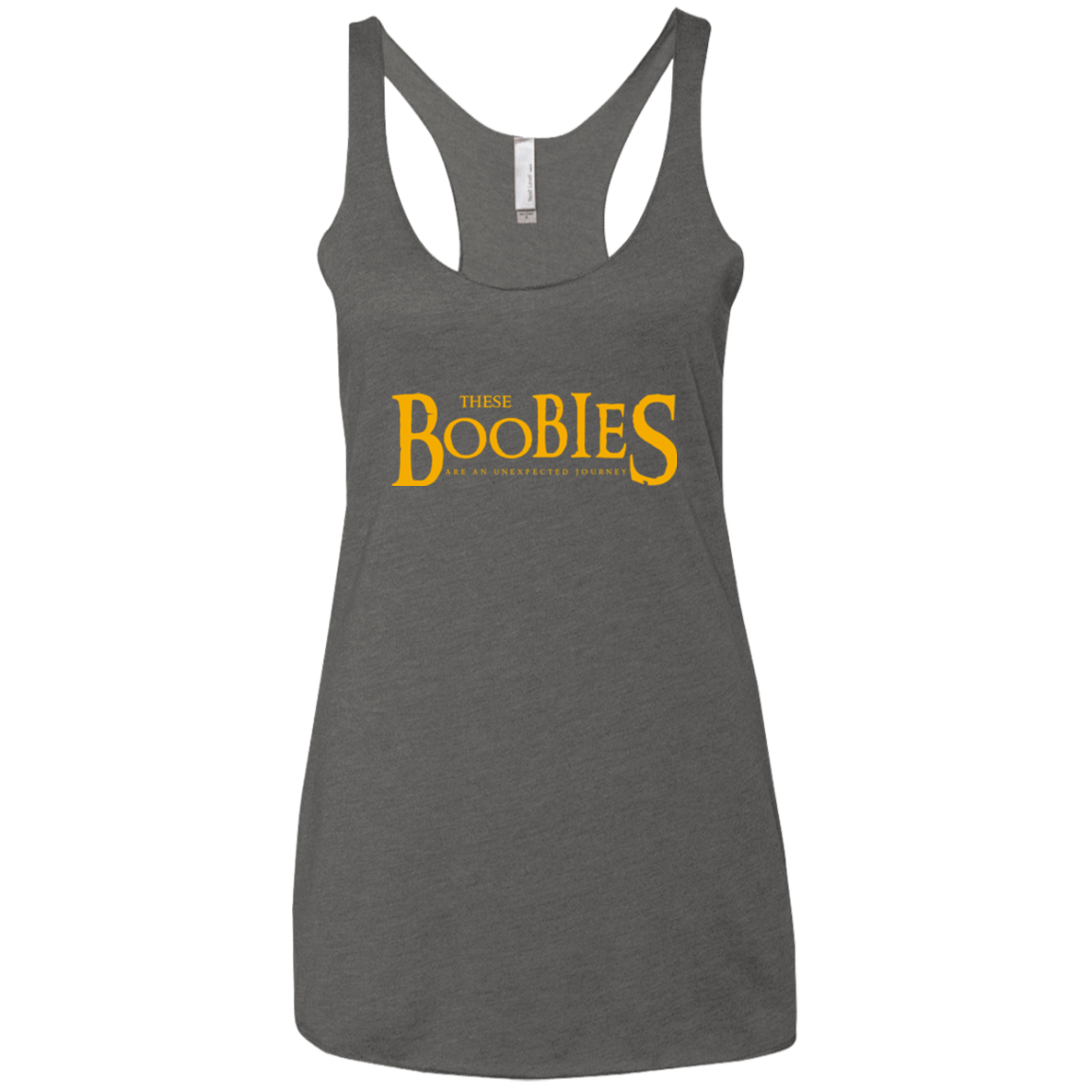 T-Shirts Premium Heather / X-Small These boobies Women's Triblend Racerback Tank