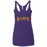 T-Shirts Purple / X-Small These boobies Women's Triblend Racerback Tank