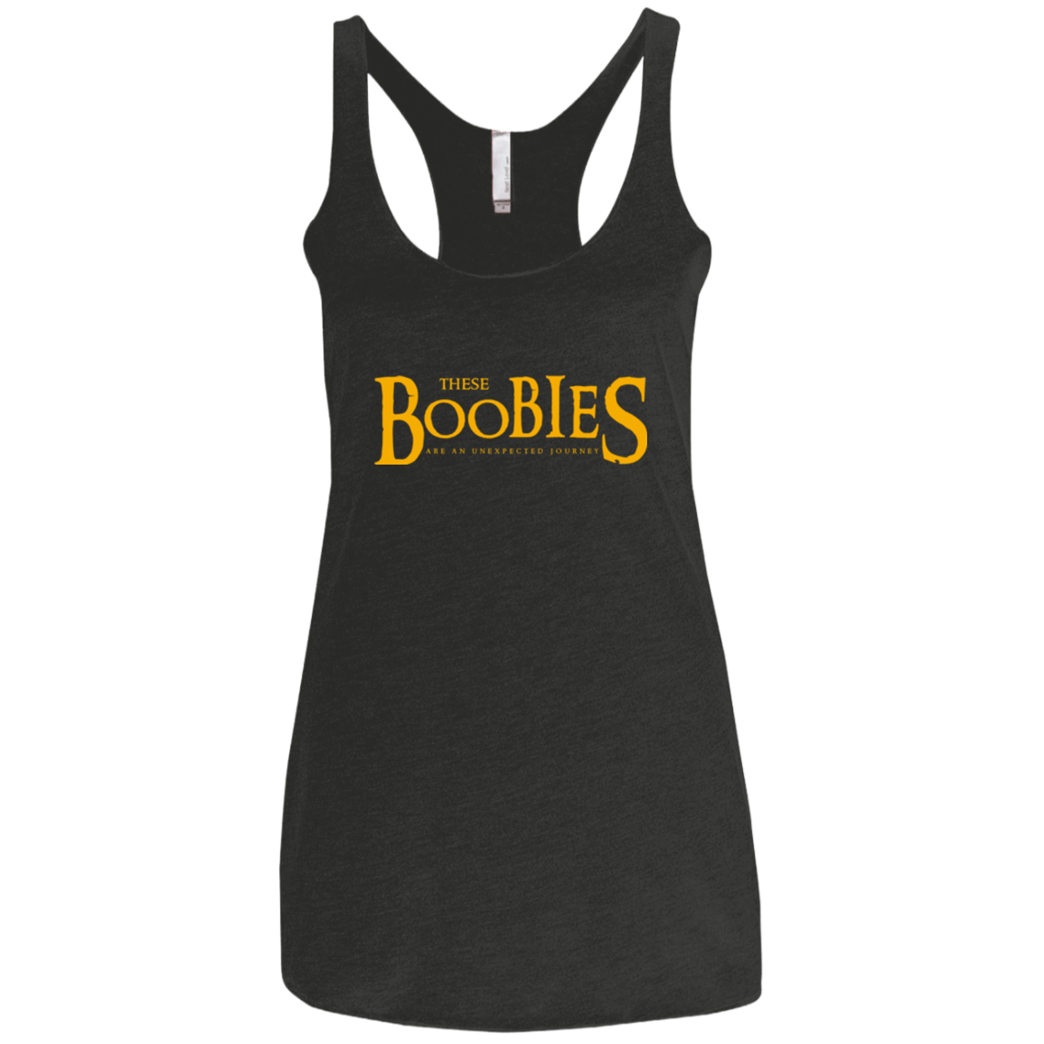 T-Shirts Vintage Black / X-Small These boobies Women's Triblend Racerback Tank