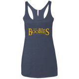 T-Shirts Vintage Navy / X-Small These boobies Women's Triblend Racerback Tank