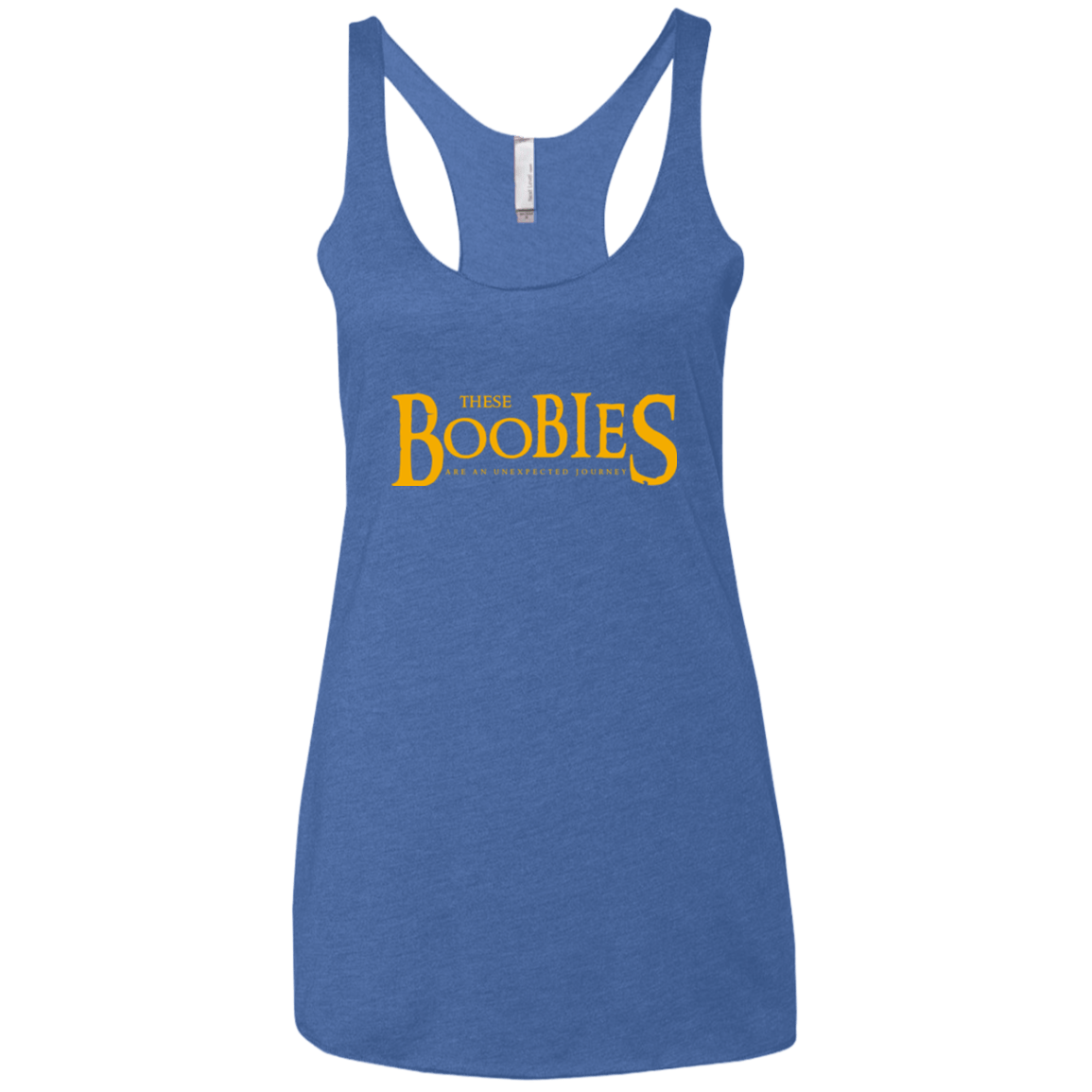 T-Shirts Vintage Royal / X-Small These boobies Women's Triblend Racerback Tank