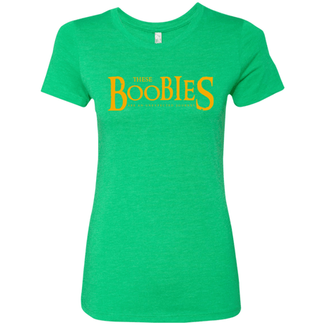 T-Shirts Envy / Small These boobies Women's Triblend T-Shirt