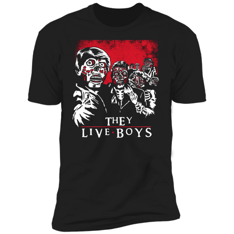 T-Shirts Black / X-Small They Live Boys Men's Premium T-Shirt