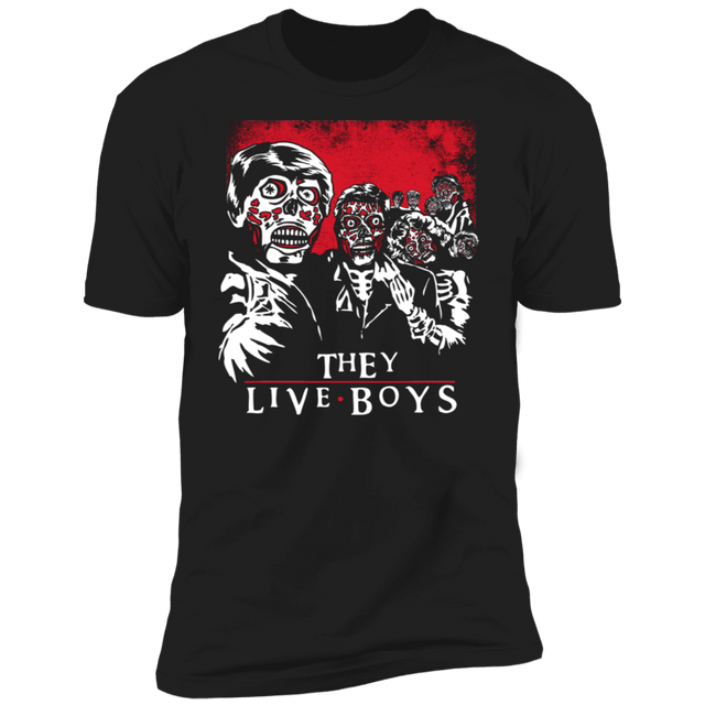 T-Shirts Black / X-Small They Live Boys Men's Premium T-Shirt